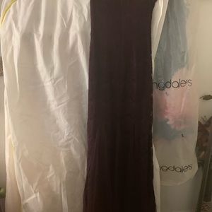 A Betsy and Adam burgundy dress